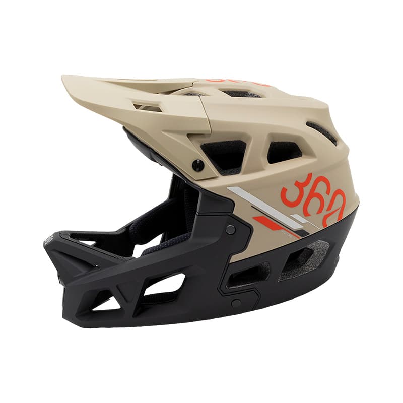 Kask Integra Sport – piaskowy beż/czarny — zdjęcie 2