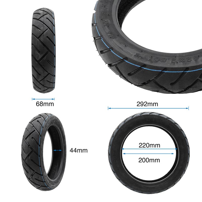 Opona bezdętkowa 12x2,5 CY396 [Yuanxing] — zdjęcie 2