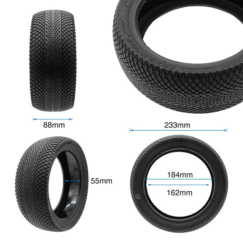 Opona bezdętkowa Offroad 10x3-6,5 [Xuancheng] z żelem — zdjęcie 2