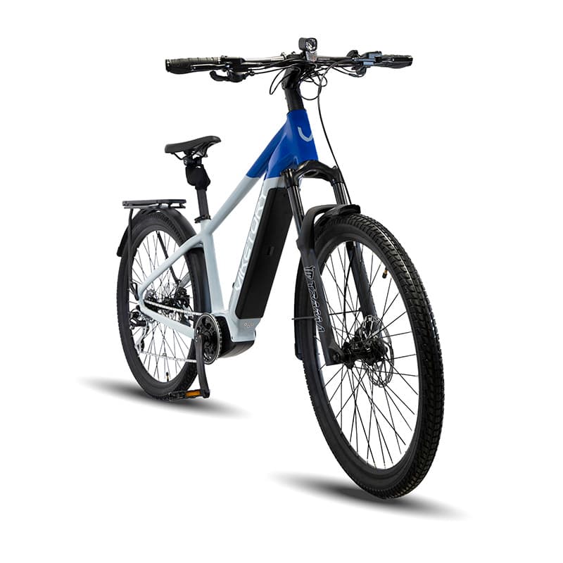 Rower miejski Ventix +Plus – Urban – szary/niebieski — zdjęcie 3