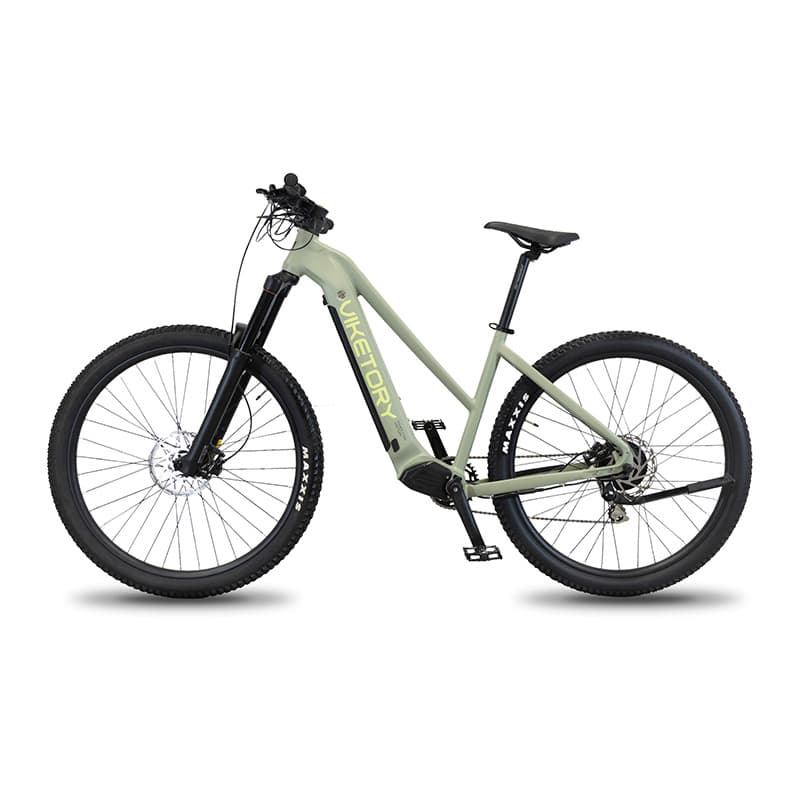 Rower elektryczny Zephir – MTB – zielony militarny — zdjęcie 2