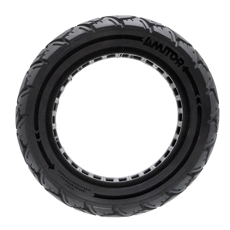 Koło pełne 10x3,0/255x80 (80/65-6) czarne [Amitor] — zdjęcie 3
