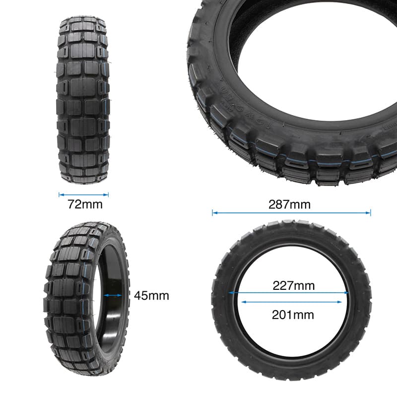 Opona bezdętkowa 12x2,5 CY416 z żelem [Yuanxing] — zdjęcie 2