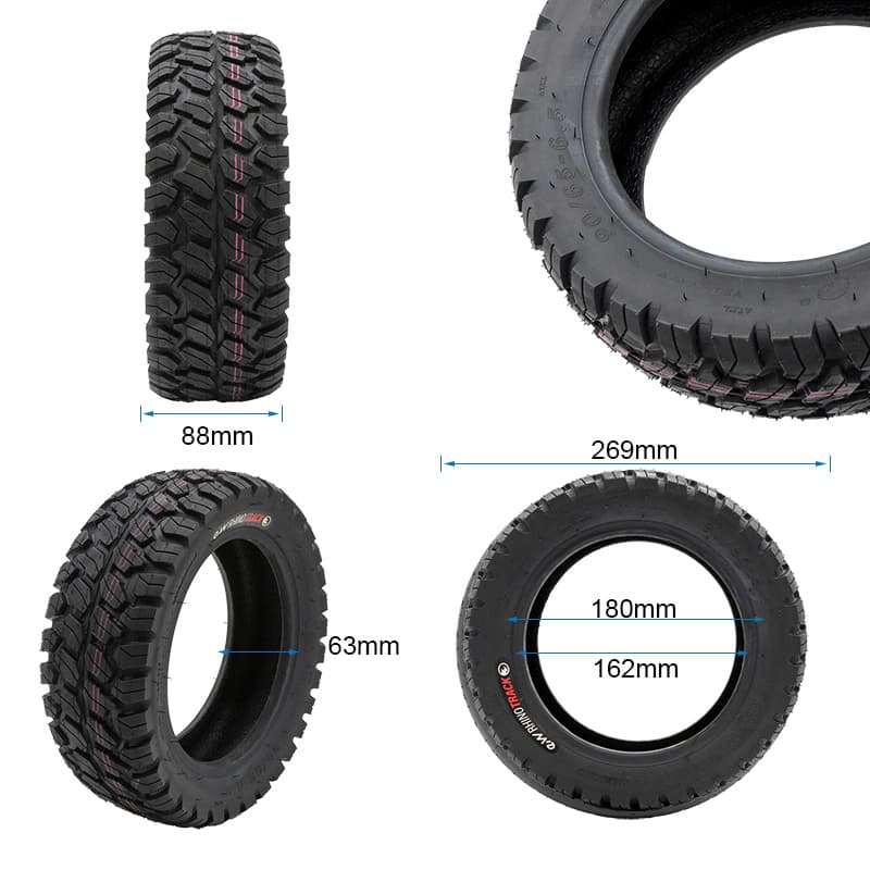 Opona bezdętkowa offroad 90/65-6,5 eWheel Rhinotrack — zdjęcie 2