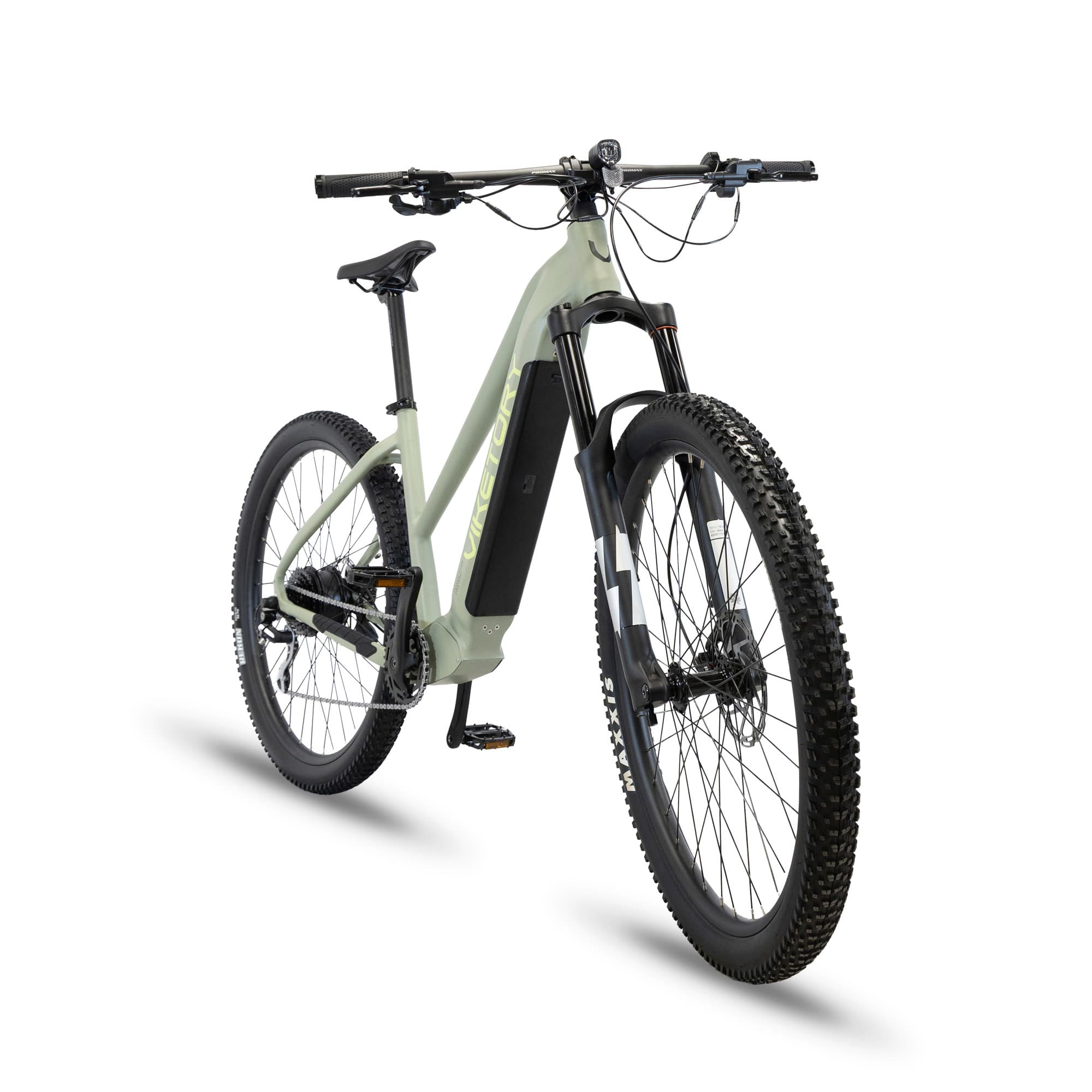 Rower elektryczny Zephir +Plus – MTB – zielony militarny — zdjęcie 3