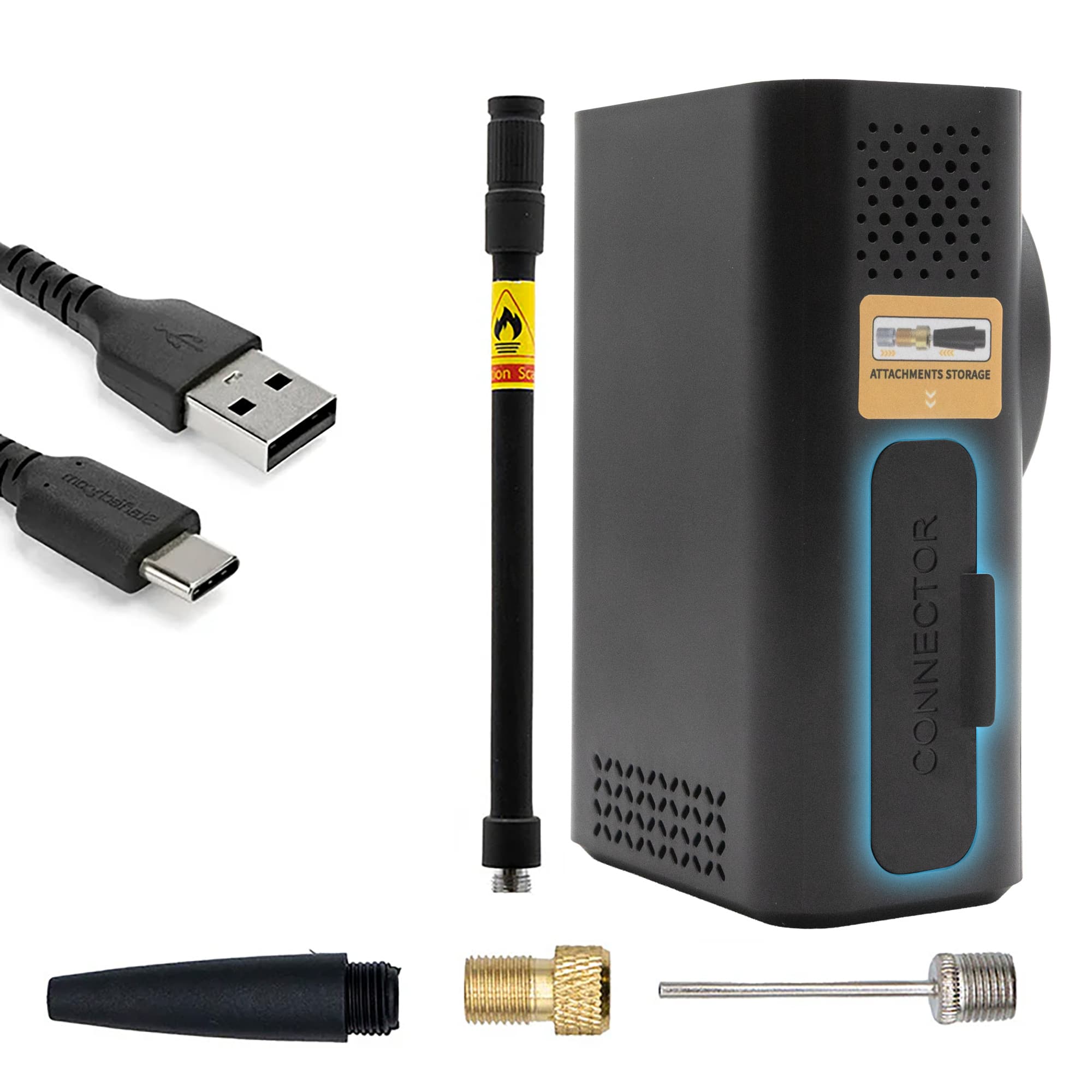 Pompka elektryczna AIR-008 przenośna z funkcją Power Bank — zdjęcie 5