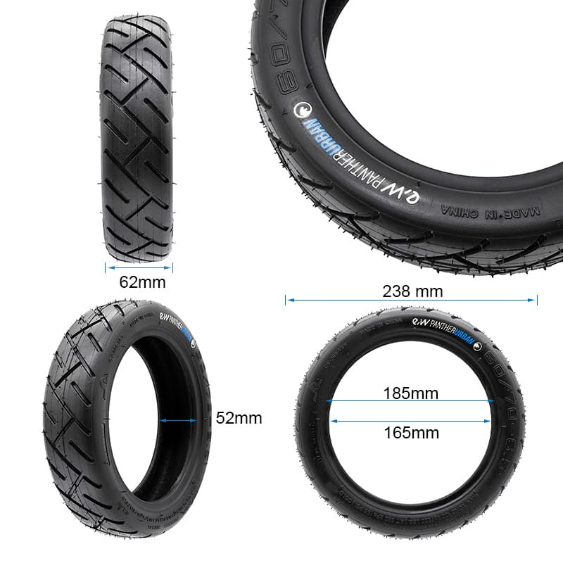 Opona bezdętkowa 60/70-6,5 do MI5 eWheel Pantherurban — zdjęcie 2