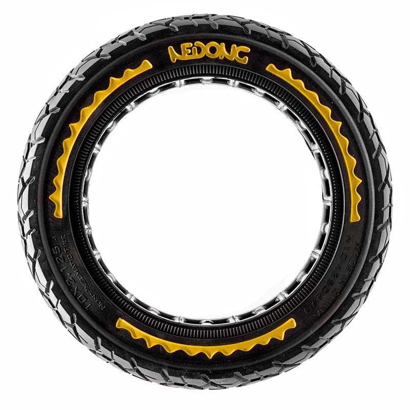 Koło pełne ultralekkie offroad 10x2,125-6,5/B44 – żółte [Nedong] — zdjęcie 3