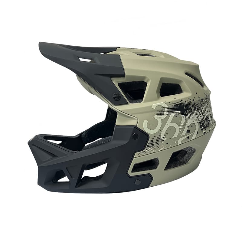 Kask Integra Sport – zielony militarny/czarny — zdjęcie 2