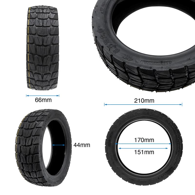 Opona 8,5x3 bezdętkowa offroad eWheel Rhinotrack — zdjęcie 2