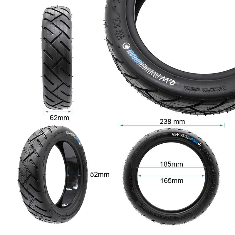 Opona bezdętkowa 60/70-6,5 do MI5 eWheel Pantherurban NEW GEL — zdjęcie 2