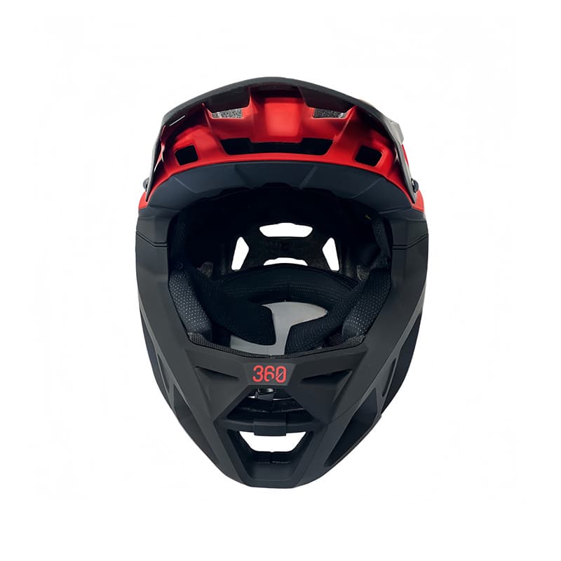 Kask Integra Sport – czerwony/czarny — zdjęcie 3