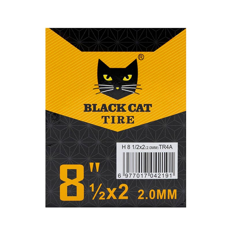 Dętka premium grubość 2,0 mm 8,5x2(156) VR - 5 szt. [Black cat] — zdjęcie 4
