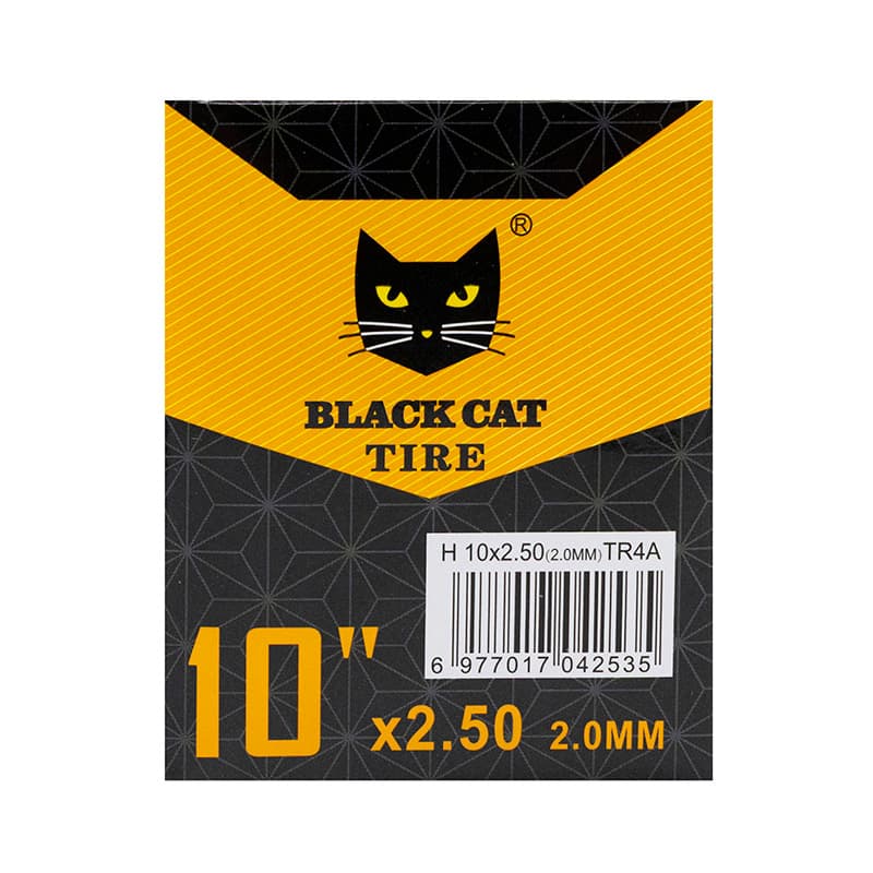 Dętka premium grubość 2,0 mm 10x2,5 VR - 5 szt. [Black cat] — zdjęcie 4