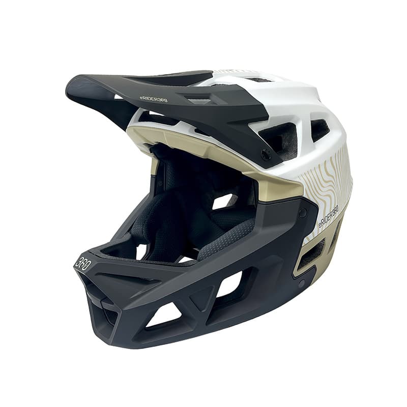 Kask Integra Sport – biały/zielony militarny/czarny — zdjęcie 7
