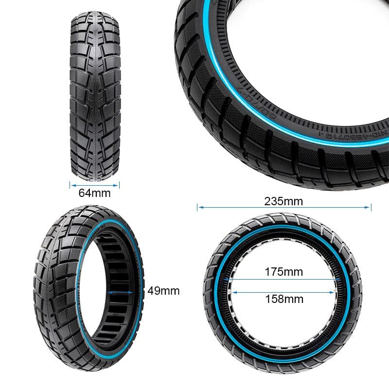 Koło pełne ultralekkie offroad 60/70-7/B50 - niebieska linia — zdjęcie 2