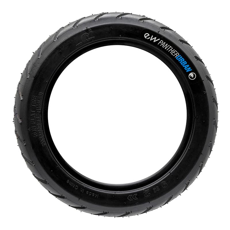 Opona bezdętkowa 9x2 [eWheel Pantherurban runflat] – czarna — zdjęcie 3