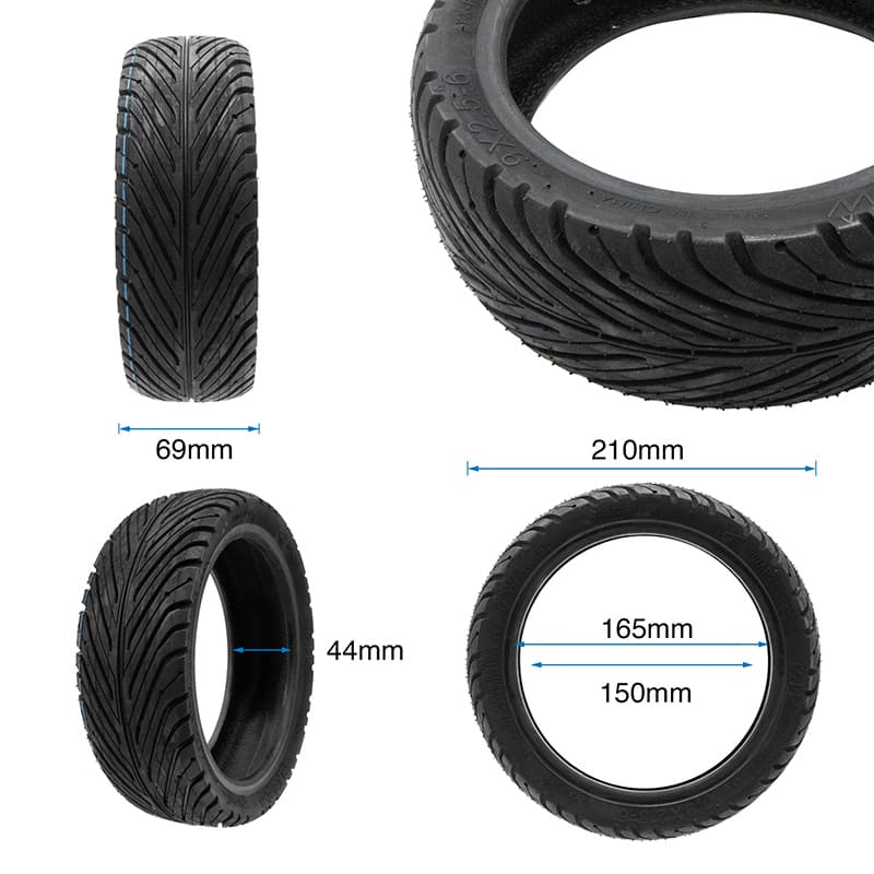 Opona bezdętkowa cityroad 9x2,5-6 eWheel Pantherurban — zdjęcie 2