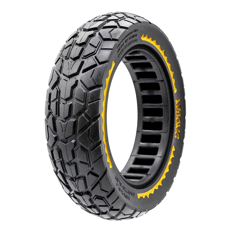 Koło pełne ultralekkie offroad 10x2,5/B44 - żółte [Nedong]