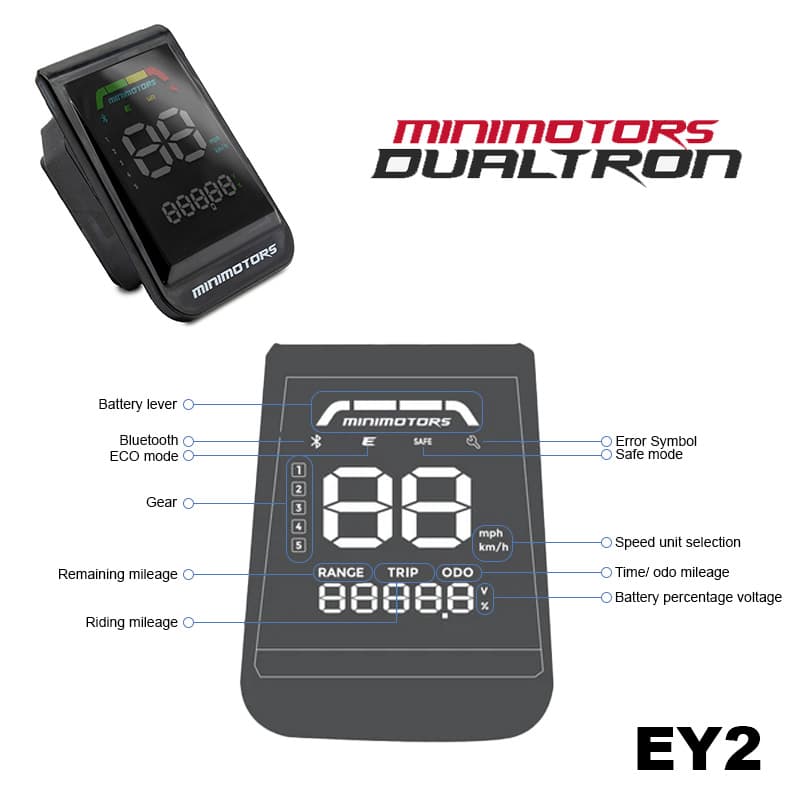 Wyświetlacz EY2 do Dualtron POP [Minimotors] — zdjęcie 2