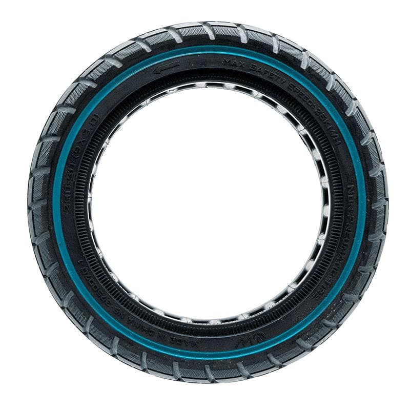 Koło pełne ultralekkie offroad 230x50 / 9x2-6,1/B34 - linia niebieska — zdjęcie 3