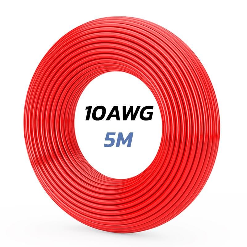 Kabel czerwony 10 AWG - 5M — zdjęcie 3