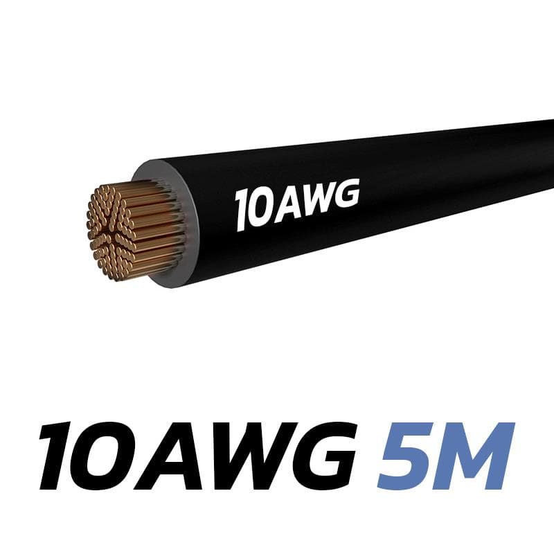Kabel czarny 10 AWG – 5M — zdjęcie 2