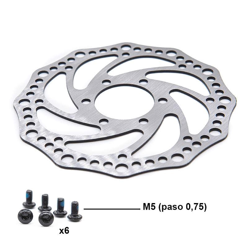 Tarcza hamulcowa R6,2 140 mm 6H srebrna - 48 mm — zdjęcie 3