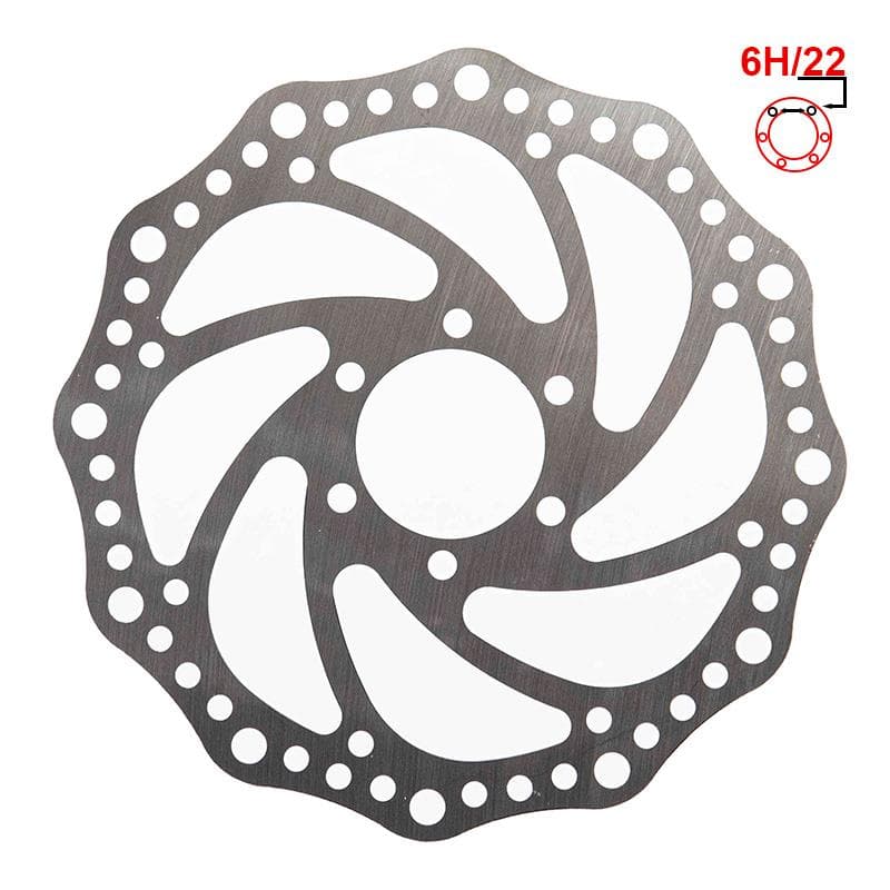 Tarcza hamulcowa R6 160mm 6H srebrna – 48mm