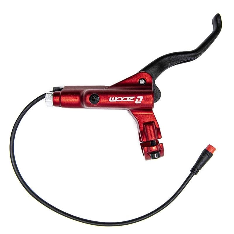 Zestaw hamulca hydraulicznego czerwony CR-3 przedni L tylny R [Zoom] — zdjęcie 4