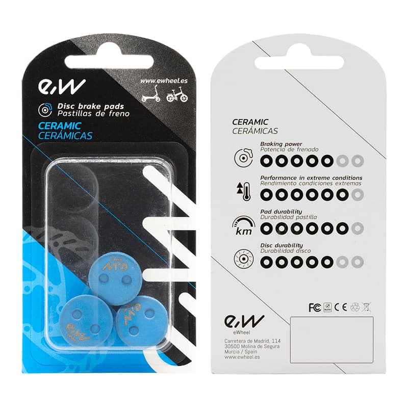 Klocki hamulcowe CS001-C ceramiczne okrągłe 20 mm do Xiaomi – 2 komplety — zdjęcie 4
