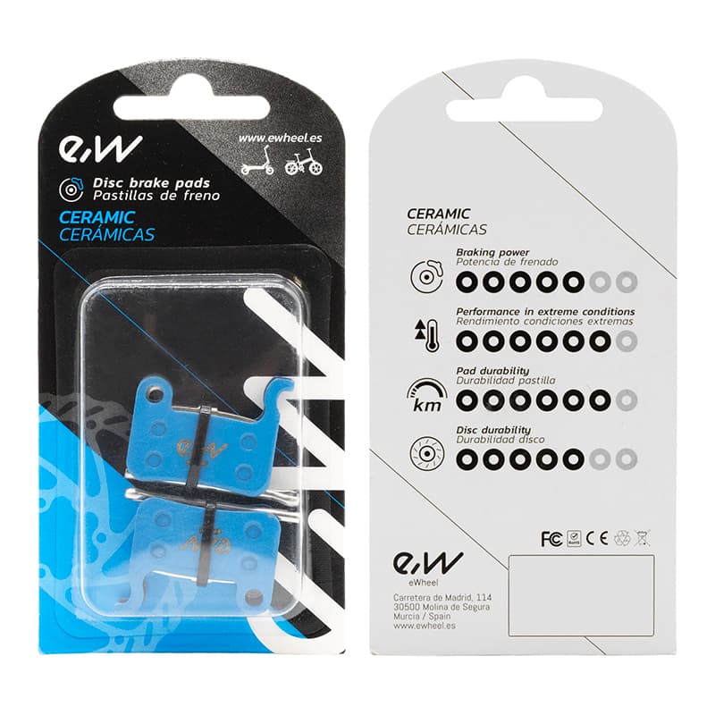 Klocki hamulcowe RS001-C ceramiczne do Xtech – 2 komplety — zdjęcie 5