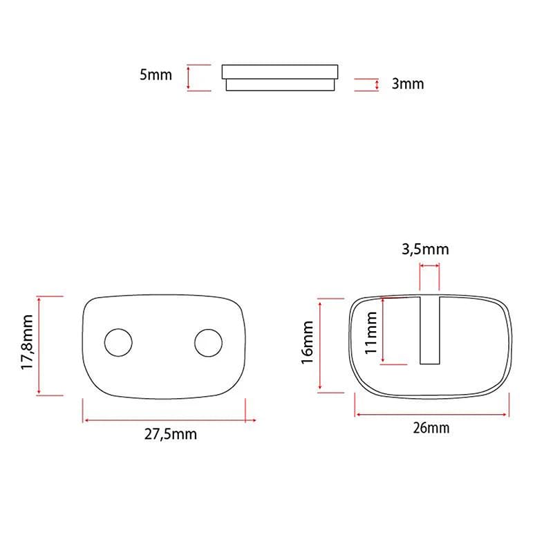Klocki hamulcowe RS003-C ceramiczne – 2 komplety — zdjęcie 4