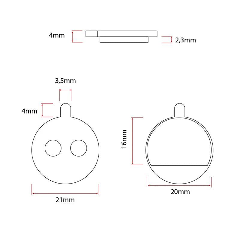 Klocki hamulcowe CT005-C ceramiczne – 2 komplety — zdjęcie 4