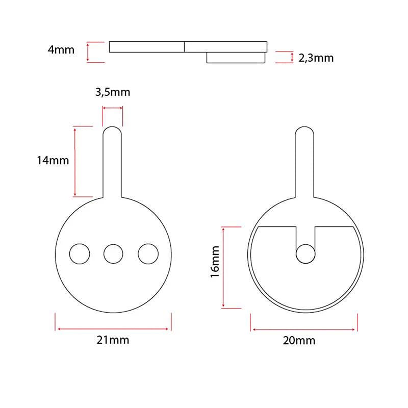 Klocki hamulcowe CT007-C ceramiczne – 2 komplety — zdjęcie 4