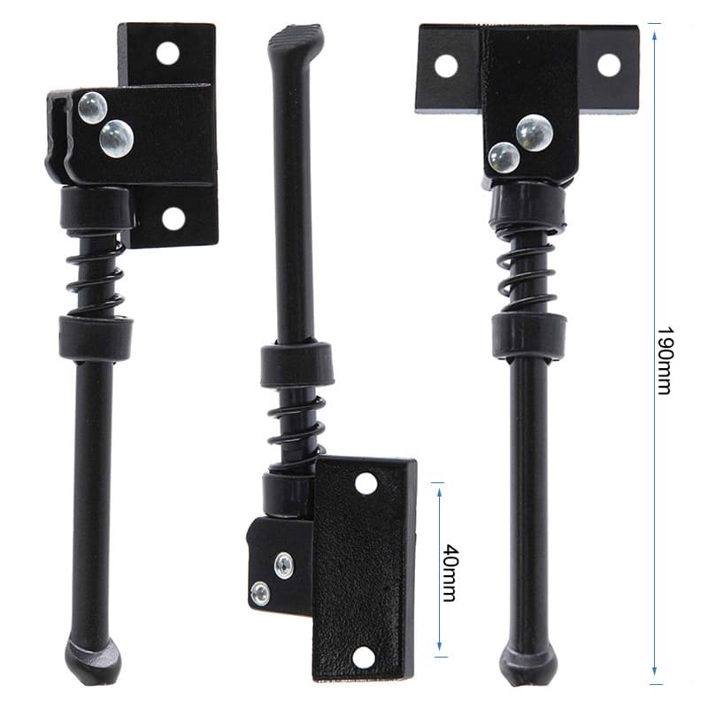 Nóżka 190mm czarna - z uchwytem pionowym — zdjęcie 2
