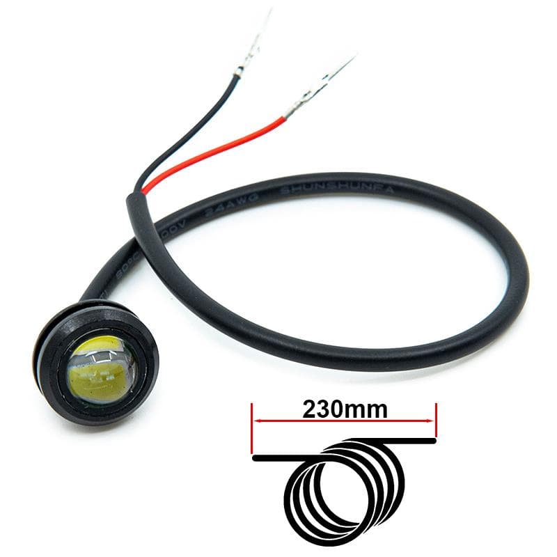 Lampa przednia LED Eagle Eye biała 12-36V do Kukirin G2 Pro