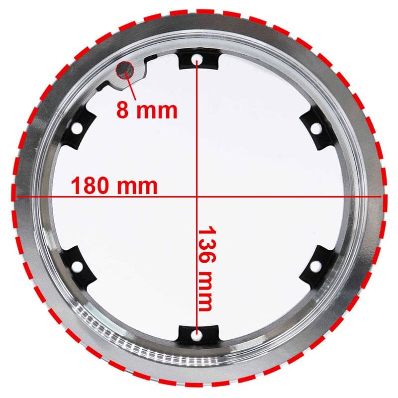 Felga 6,5" o szerokości 52 mm przystosowana do opon bezdętkowych do Dualtron 3 [Minimotors] — zdjęcie 2