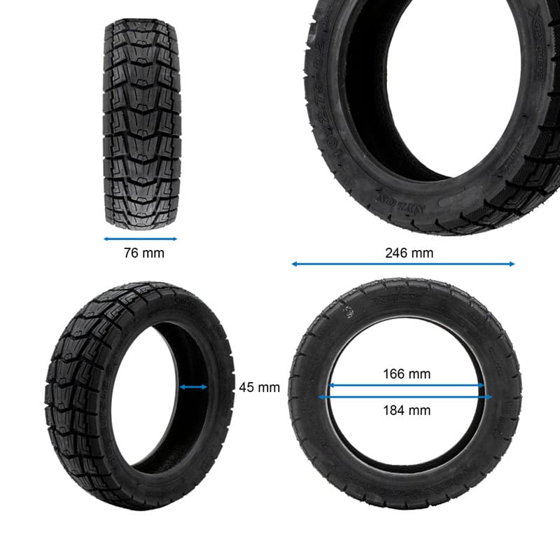 Opona bezdętkowa offroad 10x2,75-6,5 [Xuancheng] — zdjęcie 2