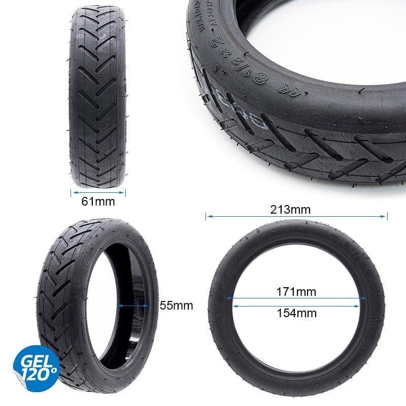 Opona bezdętkowa Cityroad 8,5x2-6,1 New GEL — zdjęcie 2