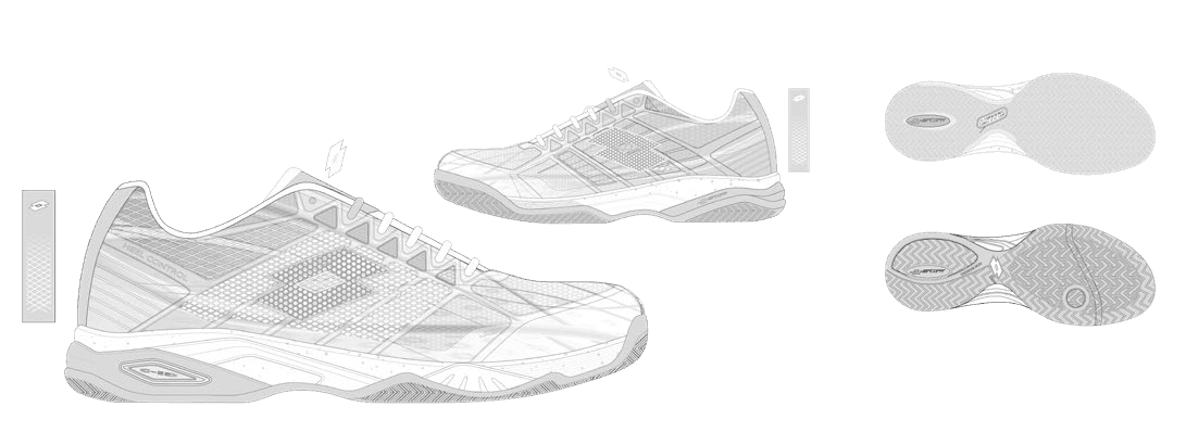 Lotto MIRAGE 300 SPD W All White/Silver Metal 2