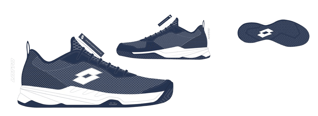 Lotto MIRAGE 700 ALR Navy Blue/All White