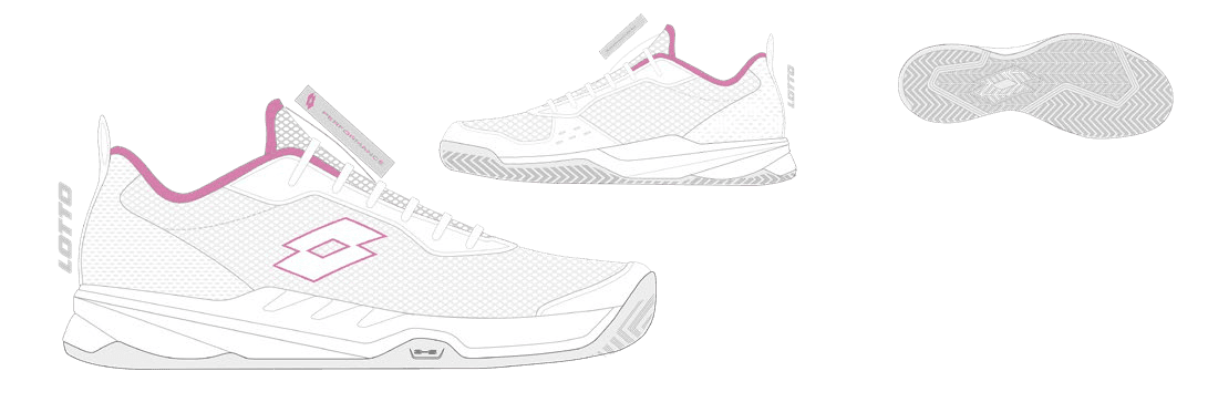 Lotto MIRAGE 700 ALR W All White/Wild Orchid