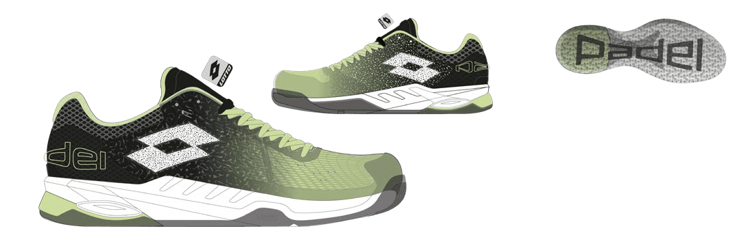 Lotto SUPERRAPIDA 100 Green Apple Neo/All White/All Black