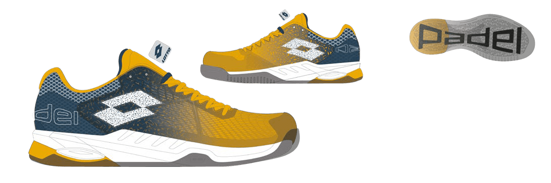 Lotto SUPERRAPIDA 100 Nectar Yellow/All White/Ocean Blue