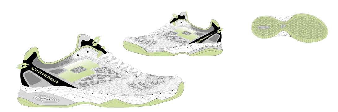 Lotto SUPERRAPIDA 200 III W All White/Green Apple Neo