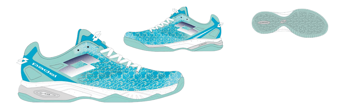 Lotto SUPERRAPIDA 200 III W Blue Ocean/Blue Paradise
