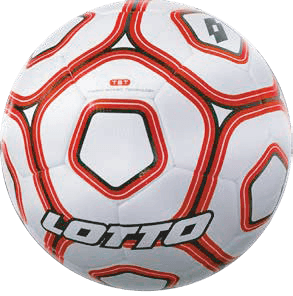 Lotto BL FB 300 EVO II 5 PK6 All White/All Black/Cliff Red