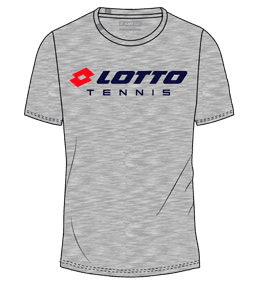 Lotto SQUADRA II TEE LOTTO MEL Cool Gray 6c