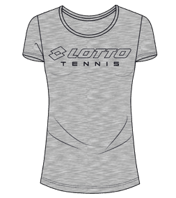 Lotto SQUADRA W II TEE LOTTO MEL Cool Gray 6c